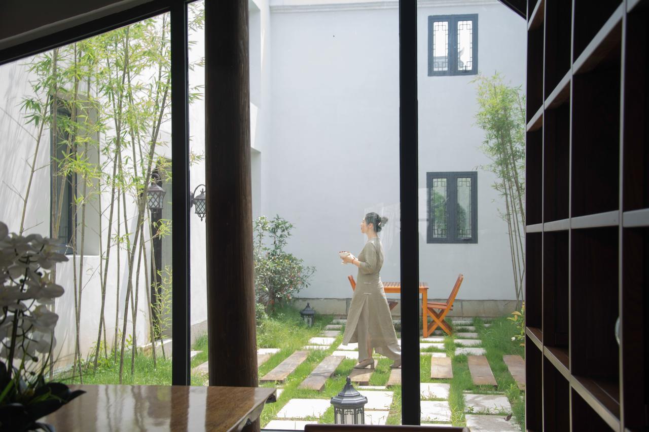 Yiwu Jinglan Shuanglin Boutique Guest House Exterior foto